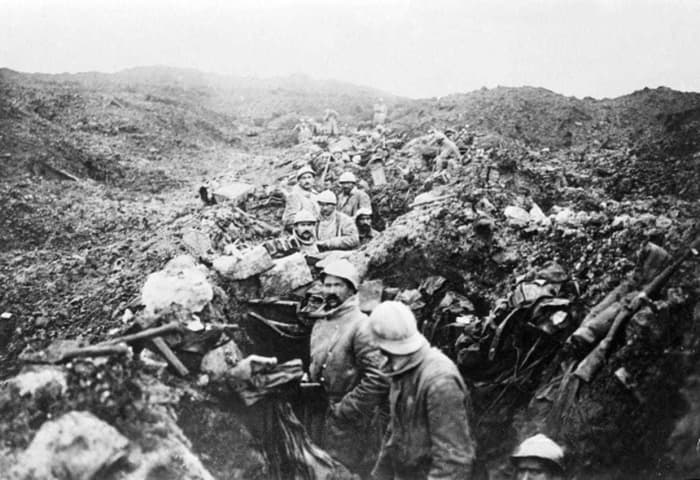 A dreadful, lunar landscape, which had nothing to do with the Earth, where hundreds of thousands of men went to their death