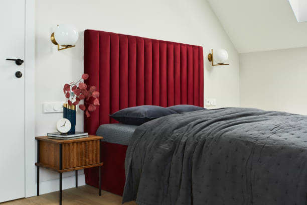 An Aries and Virgo bedroom should have simple touches, like a small bouquet in a vase. I would work with solid colors rather than abstract patterns. Virgo won't want their room to look busy. Aries just needs a couple of pops of color.