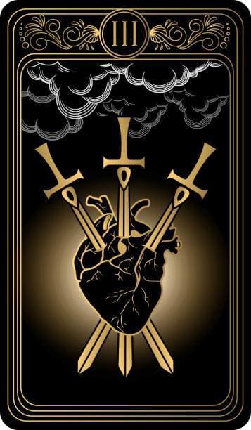 Don't be too alarmed when you see this card. Even though it looks scary and foretells misfortune, it is survivable.