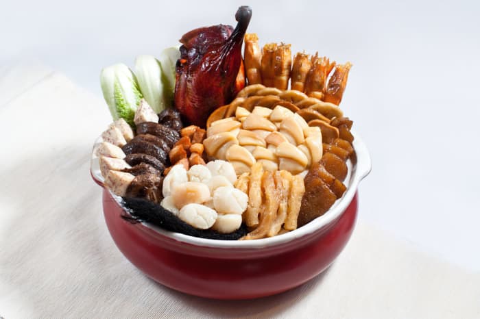 Pen cai is a culinary indulgence meant for families and groups. The dish symbolizes wealth and abundance as it resembles a basin of riches.
