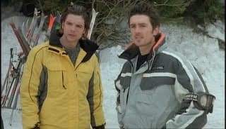 The Cussler’s (Andrew Lee Potts and Adam Croasdell) face a bleak future following an avalanche they caused