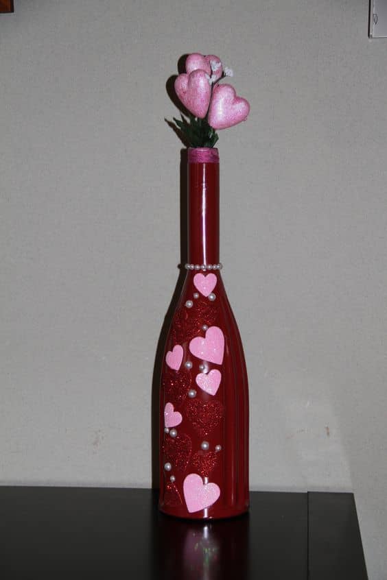 50 Super Cute Valentines Wine Bottle Crafts That Everyone Will Love Hubpages