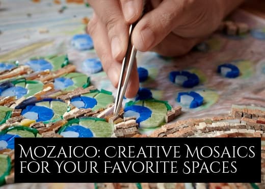 I find it is hard to get the right creative accents for my walls. Mozaico has art that fits a variety of styles. The pieces are handcrafted by artists.