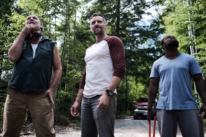 Wilson (Richard Waddingham-L) Spencer (Cuyle Carvin) and Kenny (LeJon Woods-R)must make a life changing decision