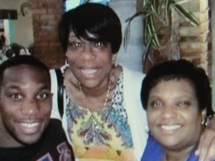 Carol, was with her youngest son Jaleel and sister Zenda. She is also survived by her other sister Dara and mother Mae Frances Coleman, brother Greg Thompson, father of her sons Harry as well as many aunts, uncles, nieces and nephews. .