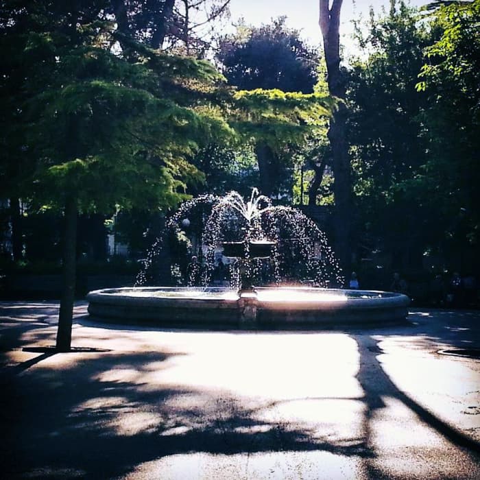 This is Genzano di Lucania remembrance park (Villa) for the fallen of the second world war. In this park people are allowed to stroll about usually on hot Sundays afternoon and evenings, it is one of those simple things that people do over there.
