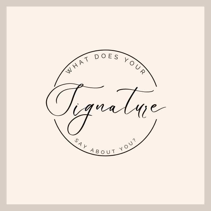 What Does Your Signature Say About You PairedLife