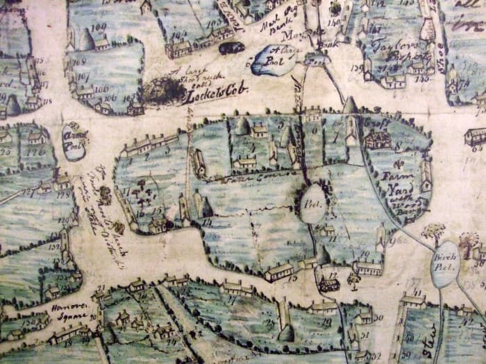 In 1816 Enoch Wood commissioned a map to be made of Burslem circa 1750-1759. He paid £3 to Mr McPhail to scale the town onto a sketch. This map is based on the recollections of John Lovatt, John Fletcher and others who were around 80 years old