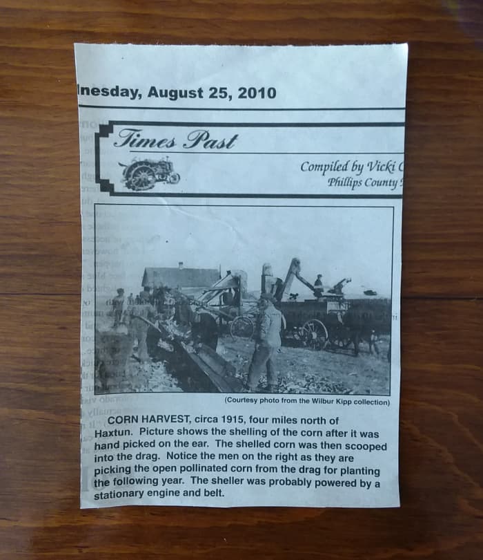 Corn was the other major crop, with thousands of bushels being harvested annually. Much work was still done by hand, though there were a variety of machines to help. Children often worked in the fields, and still do.