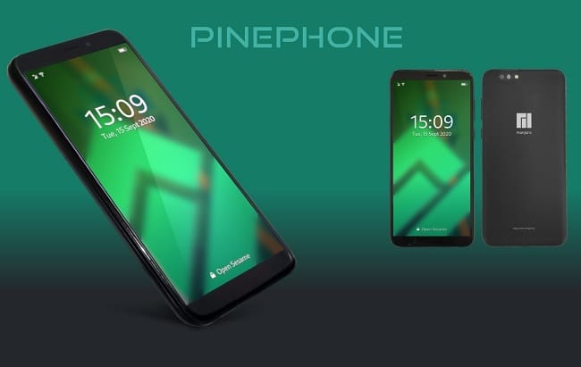 Pictorial representation of one of many Linux smartphones that can come with the operating system of your choice.