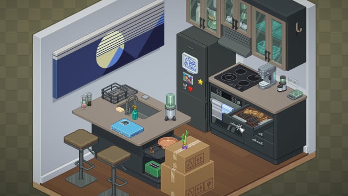 Unpacking is a zen puzzle-game that takes you on a journey of discovery by peacefully unpacking someone's life.