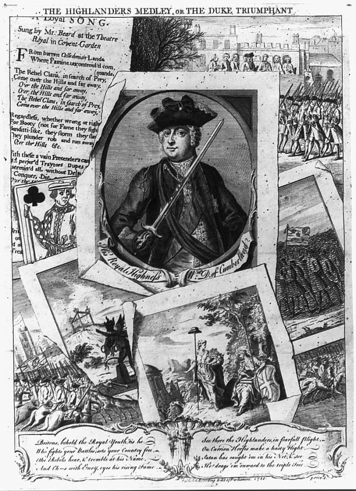 William, Duke of Cumberland's victory at the Battle of Culloden sealed the Stuarts fate.