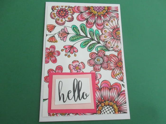 Coloring Page Greeting Cards HubPages