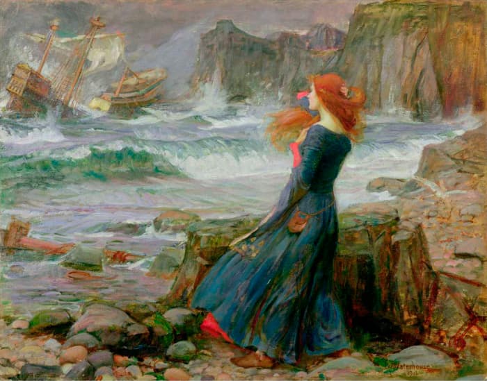 The Tempest, by William Shakespeare, is a story of a shipwrecks and romances.