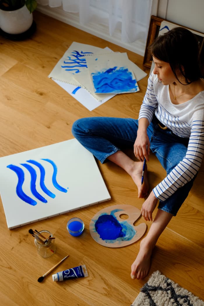 INFPs often have a natural proclivity toward the arts. They don't mind getting their hands dirty for the sake of a masterpiece.