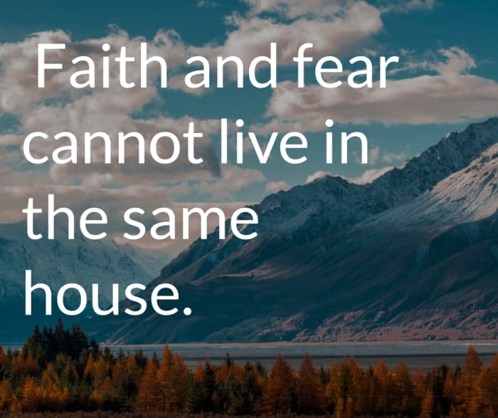 Churches have become havens for those seeking to ease their fear of death.