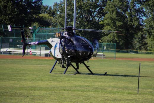One of the police helicopters that serve St. Louis City, St. Louis County and St. Charles County