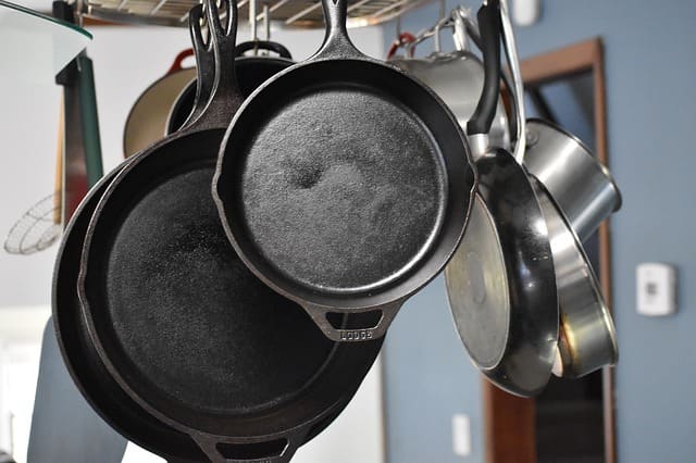 I ended up getting rid of nearly every pan in my cupboard once I realized that I could do all of the same things with just one or two pans. I needed much less room in my tiny cabinet for them as well.