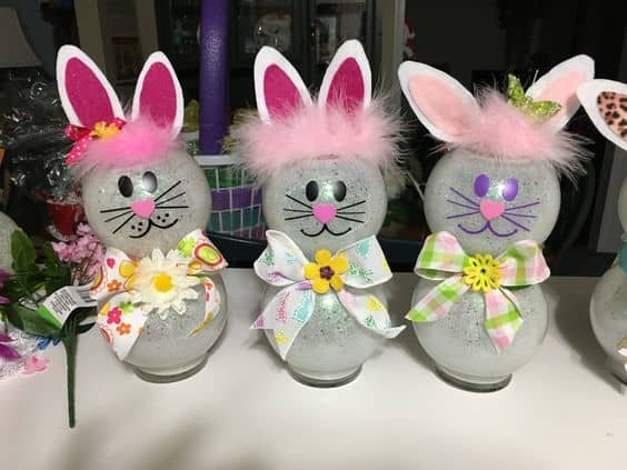 20+ Dollar Store Easter Crafts - Fish Bowl Bunnies - HubPages