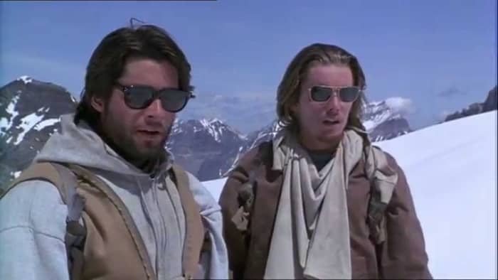 Hawke (right) leads the ensemble cast through this wintry grimness but unlike the rest of the cast, his recognisability breaks the illusion.