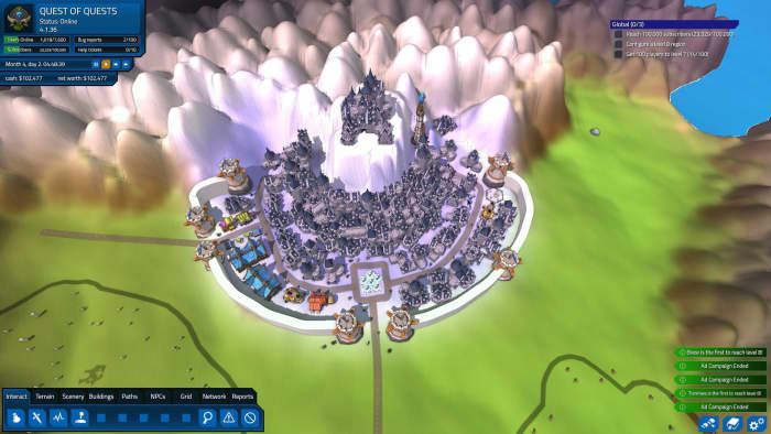 vikrant.doma's custom level featuring Minas Tirith from "The Lord of the Rings: The Return of the King" movie.