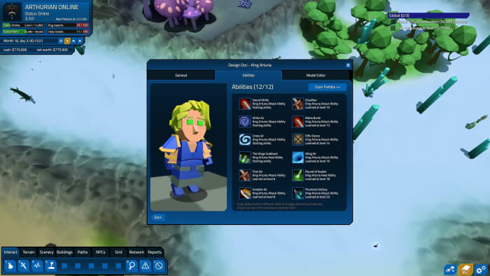 My customized NPC Artoria Pendragon for my MMORPG "Arthurian Online" and my love of the "Fate" franchise is showing.