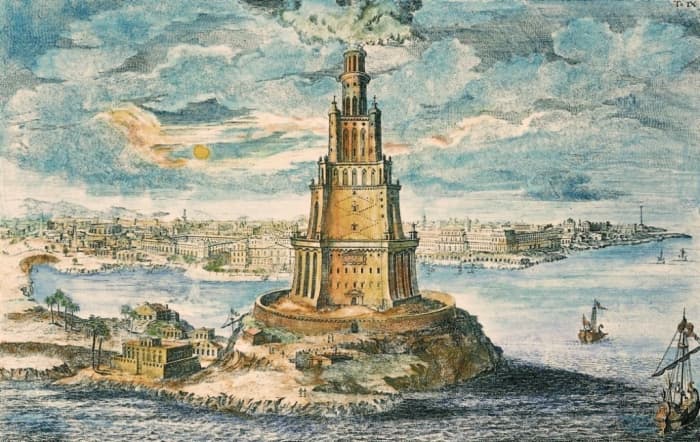 Archeologists have found ancient coins on which the lighthouse was depicted, and from them deduced that the structure had three tiers.