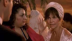 Costume Designer for The Sun Also Rises Tawny Miller (Kathy Najimy) puts everyone in turbans, including Celeste Talbert (Sally Field)