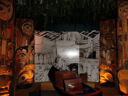 Reproduction Exhibit of Tsimshian Art Found in Archaeological Excavations From 1966 to1978 In the Prince Rupert Area of Western Canada.
