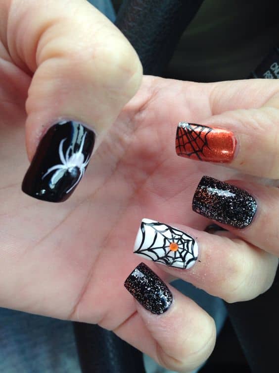 50 Diy Halloween Nail Designs That Are Positively Frightful Hubpages