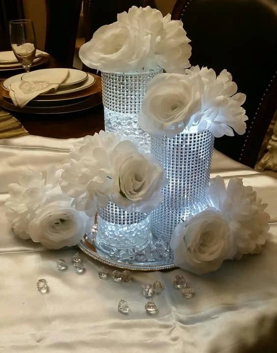 50+ Stunning DIY Dollar Store Wedding Centerpieces - Holidappy