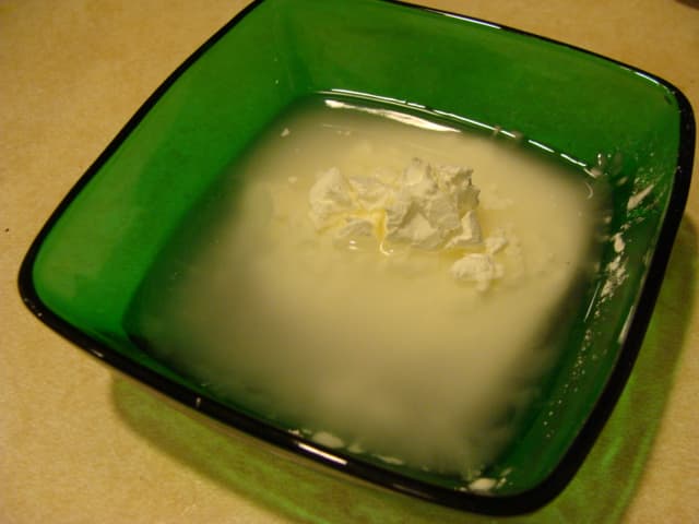 Use water and corn starch to thicken your sauce. If it becomes too thick, you can add a little additional water to get the consistency of your sauce just right.