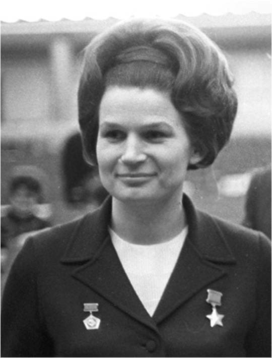 Valentina Tereshkova, She "went up" in 1963, but trained as an astronaut sometime after her mission.