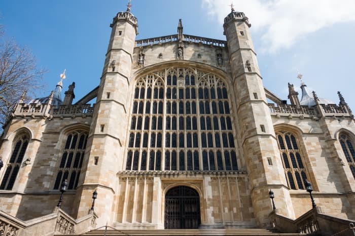 St. George's Chapel, Windsor. The scene of Bertie and Alix's wedding on the 10th March 1863.