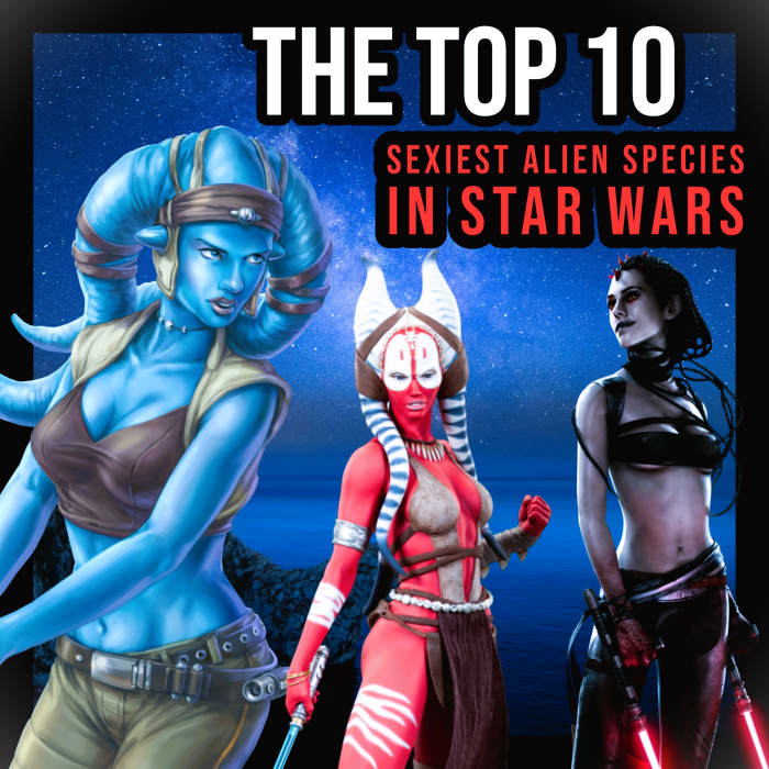 From the Mirialans to the Chiss, this article ranks the 10 sexiest species of the Star Wars universe. Did your favorite alien species make our final 10? Read on to find out!