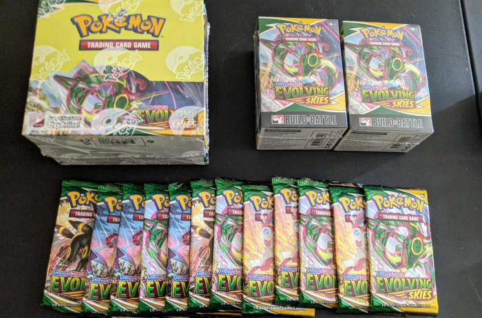 Evolving Skies - Booster Box - Booster Packs - Build and Battle Boxes