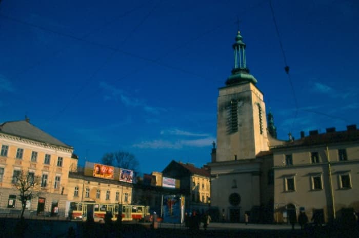 The contemporary Church of the Order of the Poor Clares as it looks today although it was originally built in 1607. January 1998.