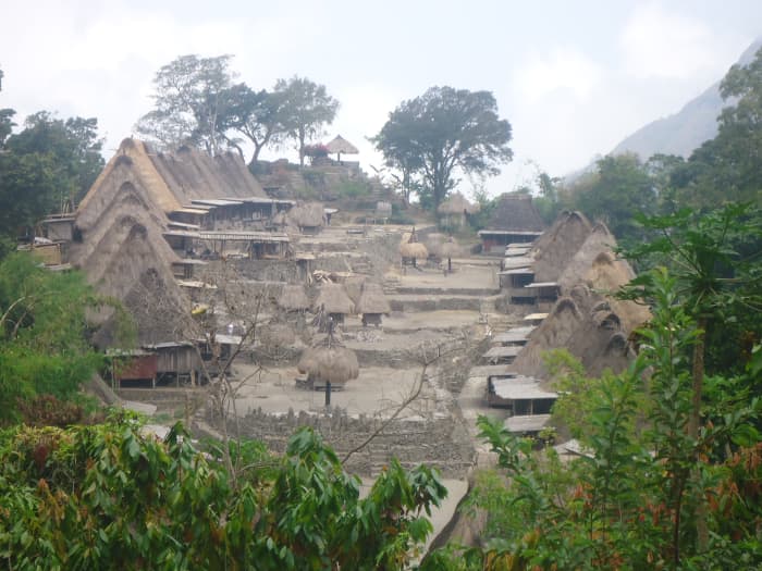 Amazing traditional village on the Indonesian Island of Flores. Barely a mention in the Guidebook. Go explore places like Flores by yourself