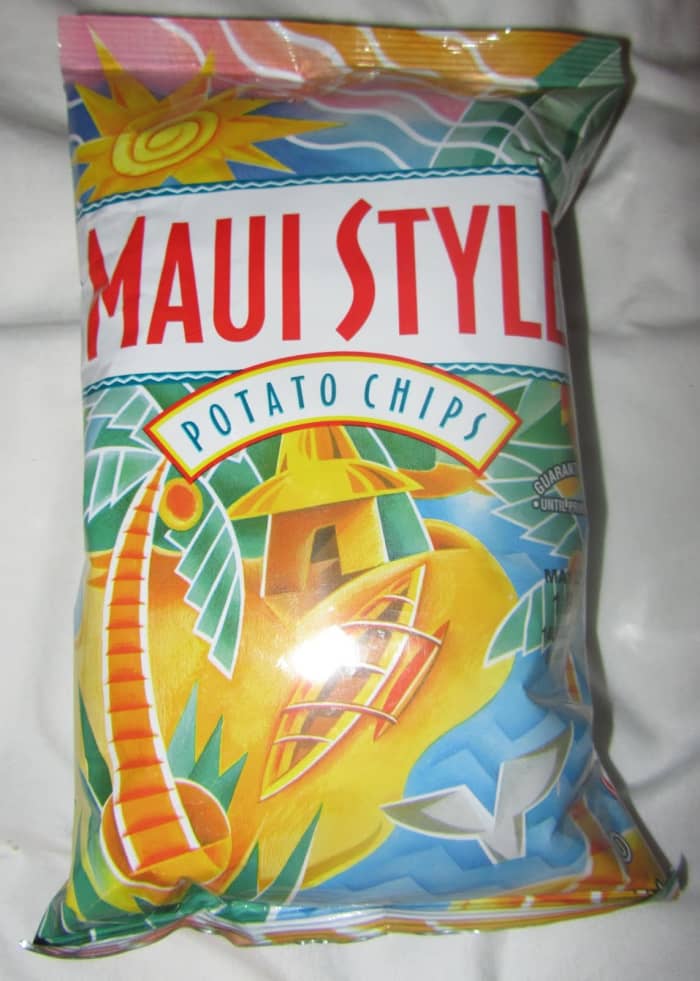 Using Maui Style brand potato chips to scoop up your poke is a pro move. The velvety-smooth texture of the poke combined with the salty, serious crunch power of these chips is HEAVEN. (Plus you're saving chopsticks—win win!)