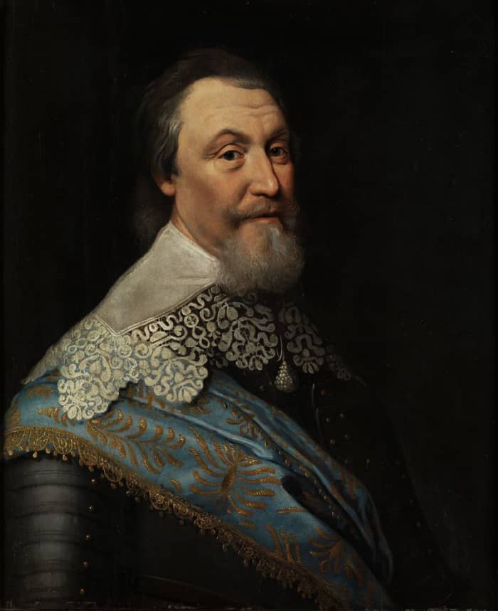 Chancellor Axel Oxenstierna tutored Queen Christina in politics and ran Sweden as she grew up.