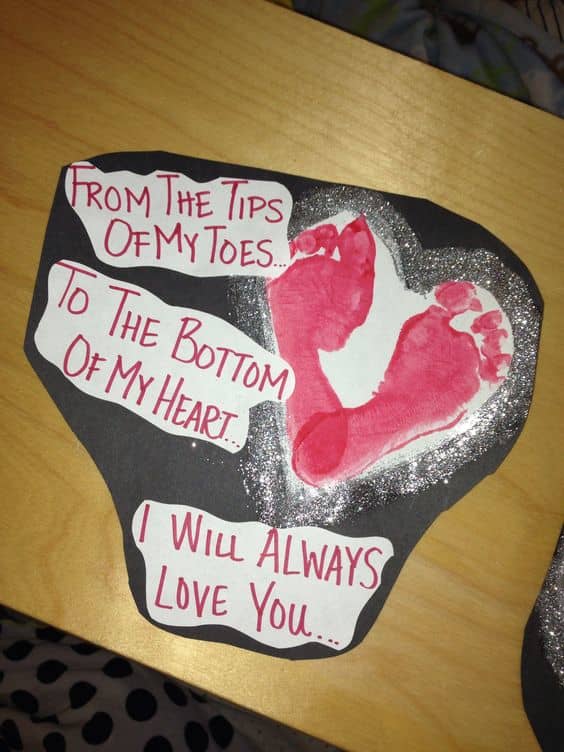 60+ super Cute Foot Print Mothers Day Crafts that Kids will adore ...