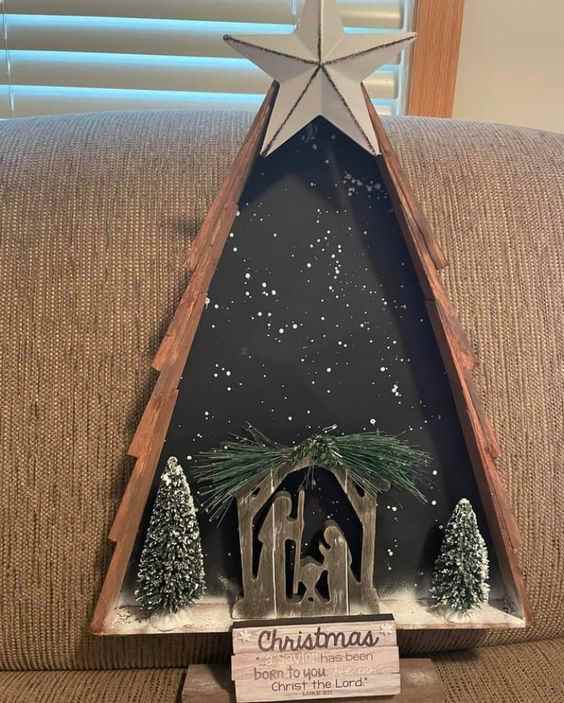 100+ Easy DIY Wooden Christmas Tree Decorations Holidappy