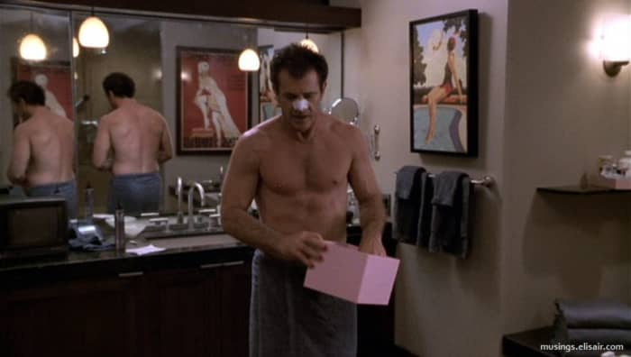 Seeing Gibson endure the punishing beauty regime women have to go through is briefly amusing but that's about as insightful as this film really gets.