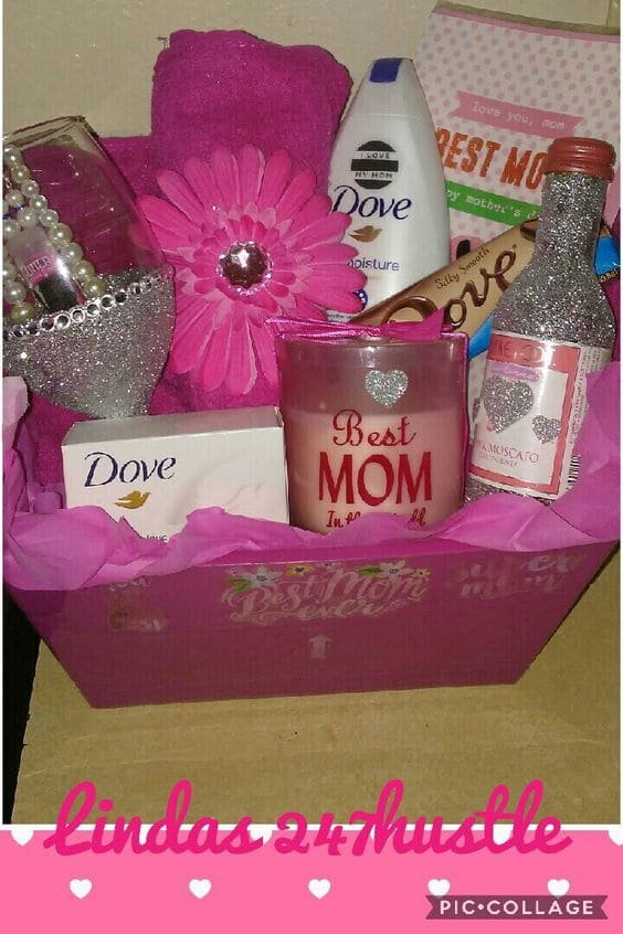 35+ Dollar Store Mothers Day Gift Basket Ideas that will Melt her Heart ...