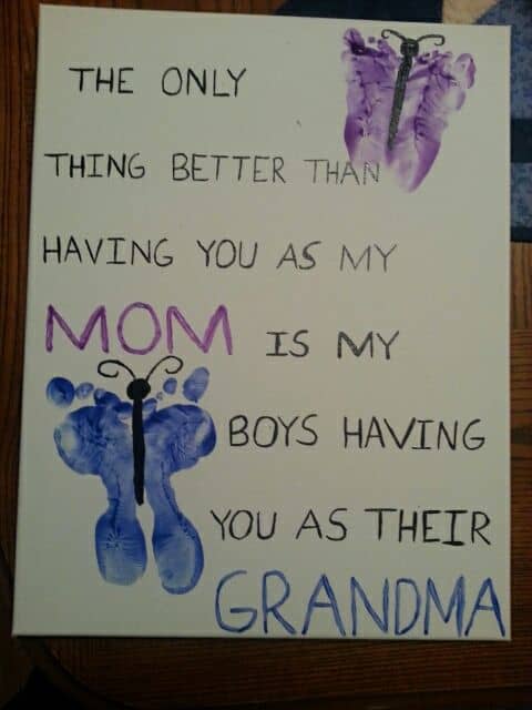 30+ Adorable DIY Mothers Day Crafts for Grandma that show her she is ...