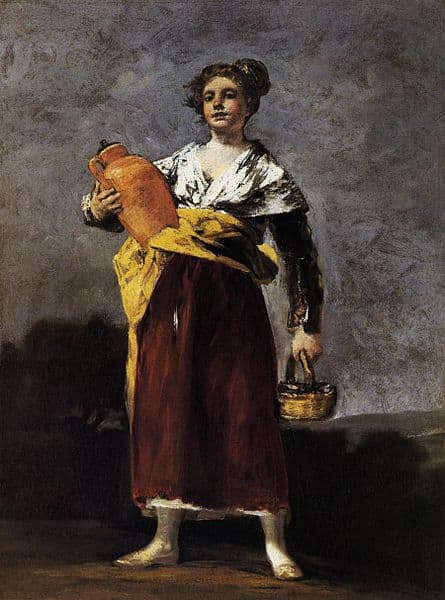 Water Carrier by Francisco de Goya y Lucientes between 1808 and 1812. | Aquarius is described as the water bearer who changes the flow of things.
