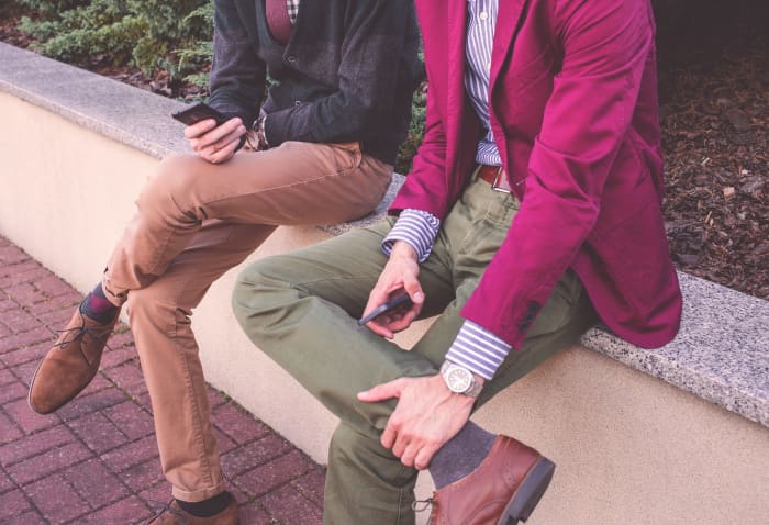 Geminis add a pop of color and eccentricity to their outfits. I find a professor ensemble with a twist usually makes for a Gemini vibe.
