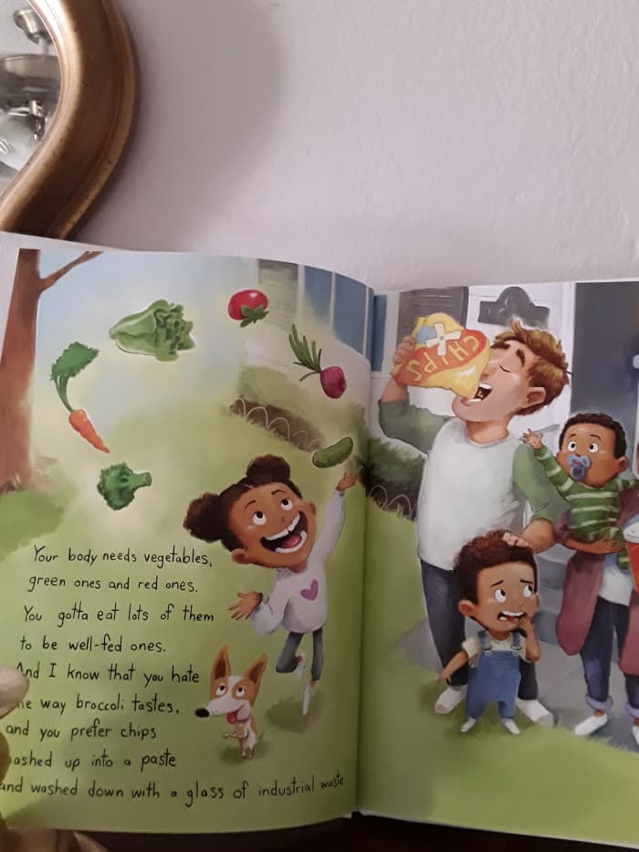 The kids want their parents to try healthy vegetables