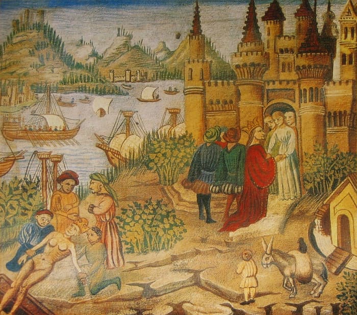 The Schola Medica Salernitana, founded in the 9th century in Salerno, Italy, was the first and most prestigious medical school of the Middle Ages.