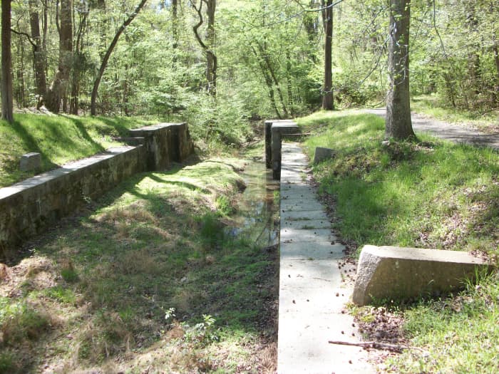 Remains of the Lock to Lower the Boats. This section is located near the Park office.